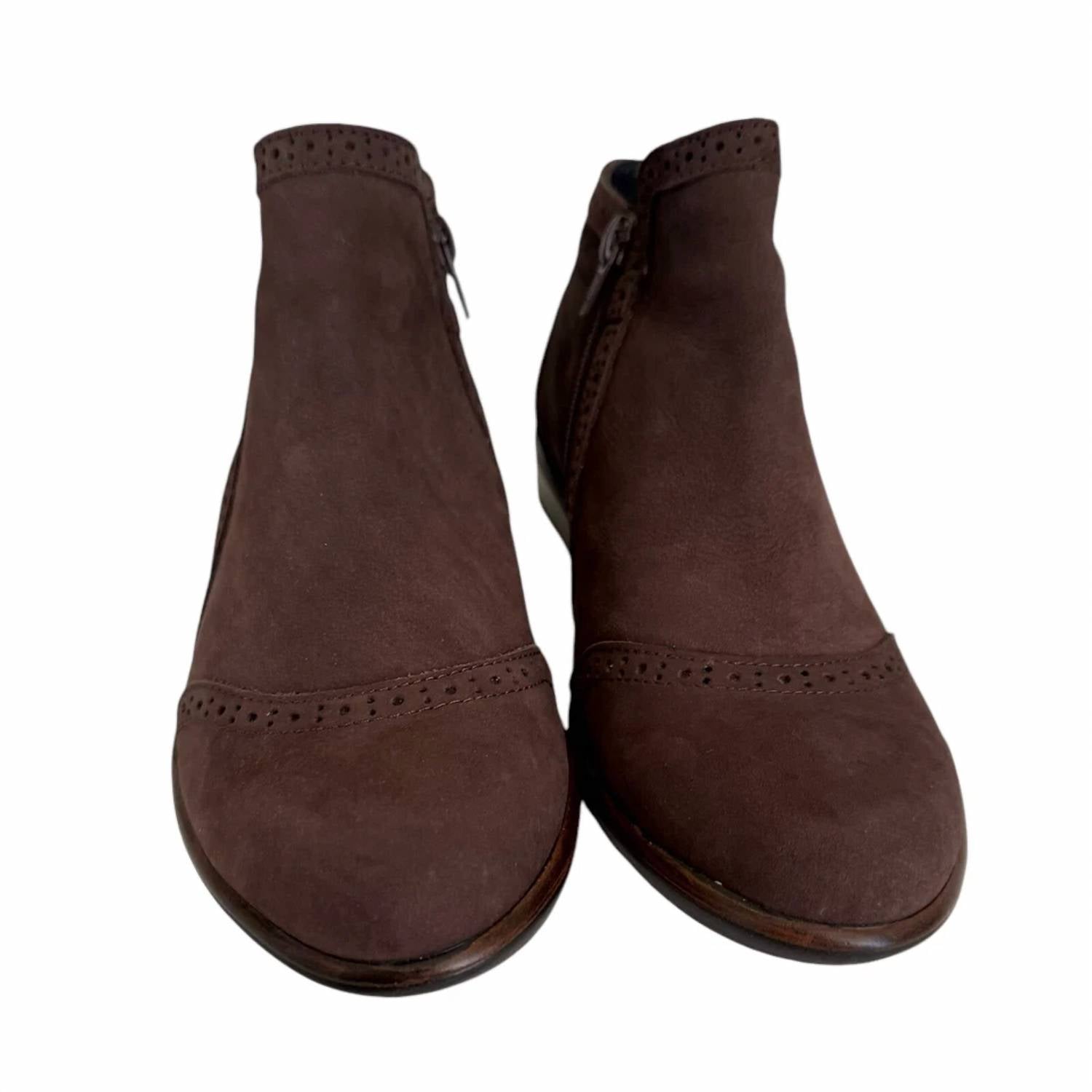 Женские кожаные ботильоны Nefasi Oxford цвета кофейных зерен NAOT, Coffee Bean — фото 2