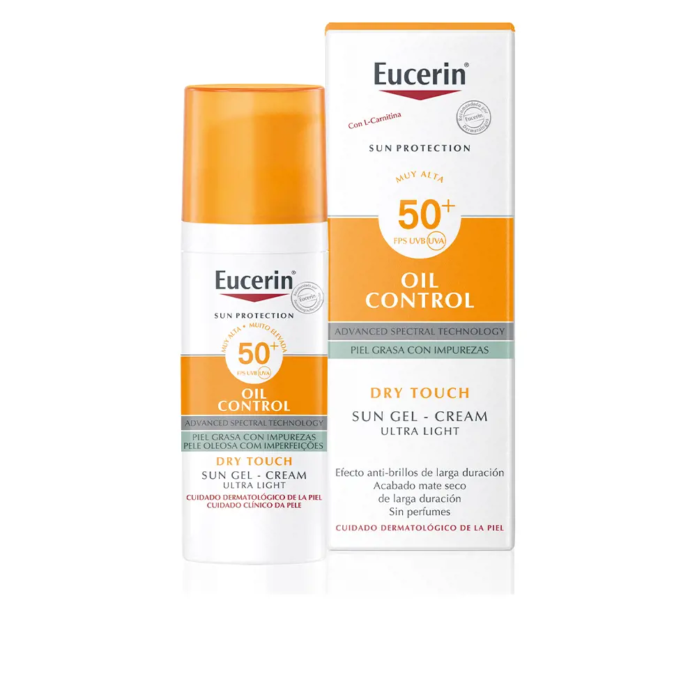 

Солнцезащитный крем Sun Face Oil Control Dry Touch Gel-Crema Spf50+ Eucerin, 50 мл