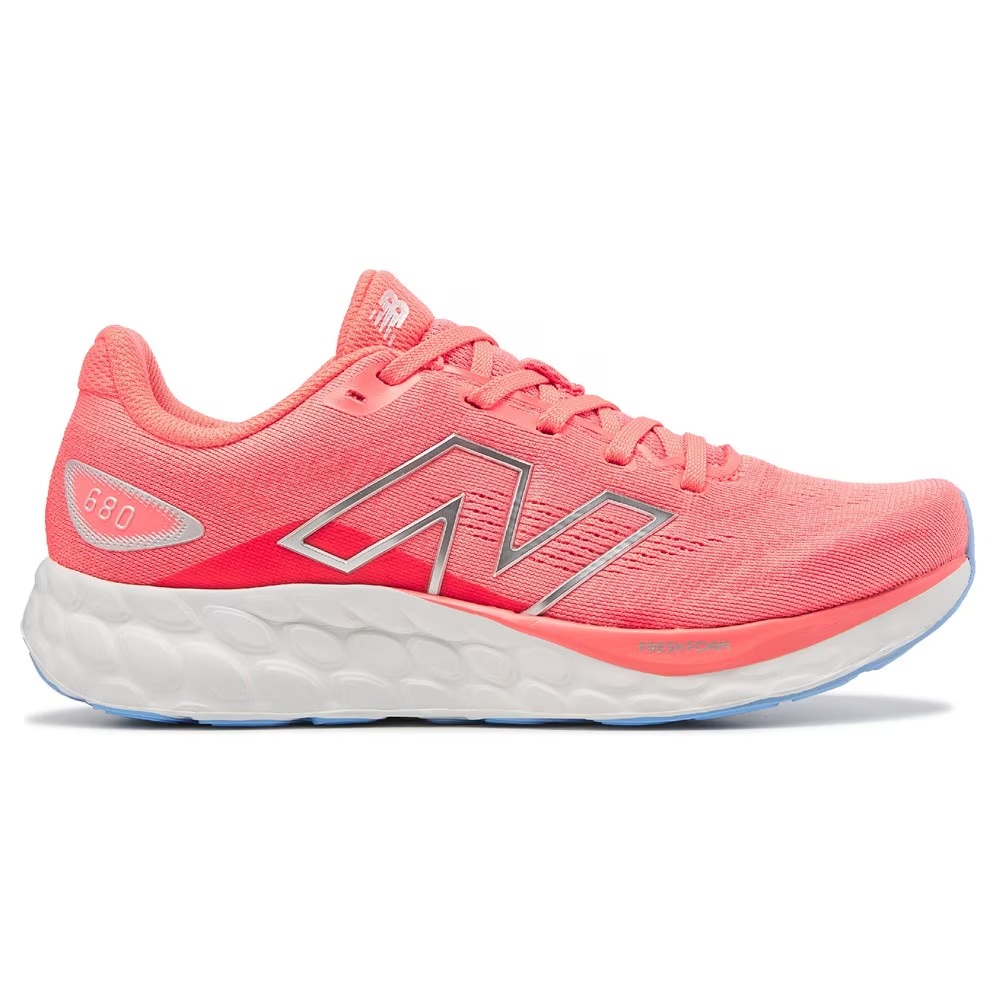 Кроссовки для бега New Balance 680 v7, coral pink/silver — фото 2