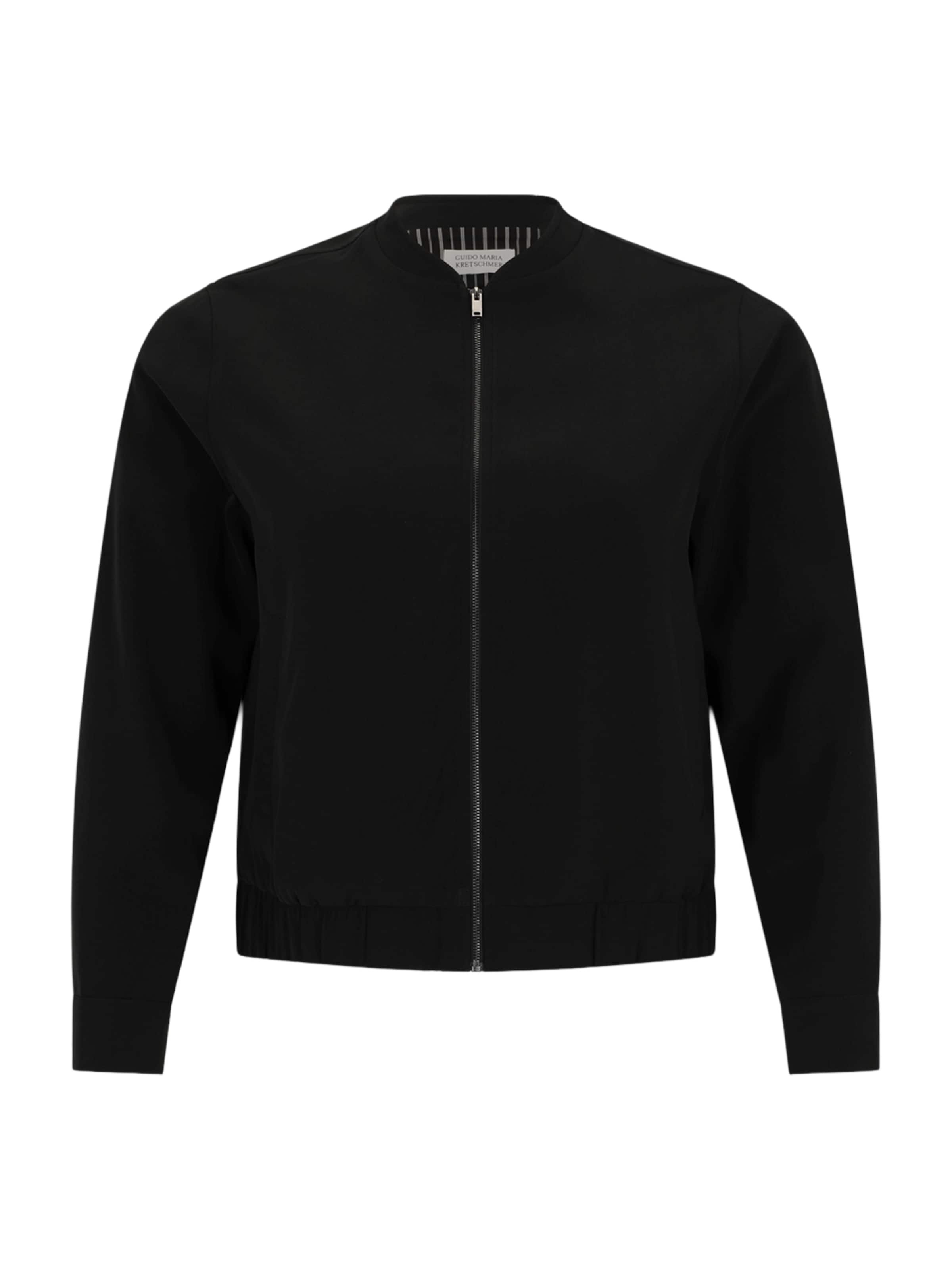 

Guido Maria Kretschmer Curvy Демисезонная куртка 'Mara' в черном цвете