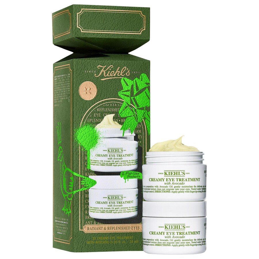 

Крем для глаз с авокадо для осветления кожи и снятия отеков. Kiehl's Since 1851, Radiant & Replenished Eyes Gift Set