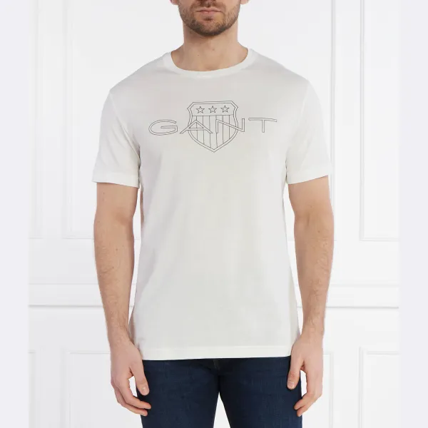 

Футболка стандартного кроя Gant, белый