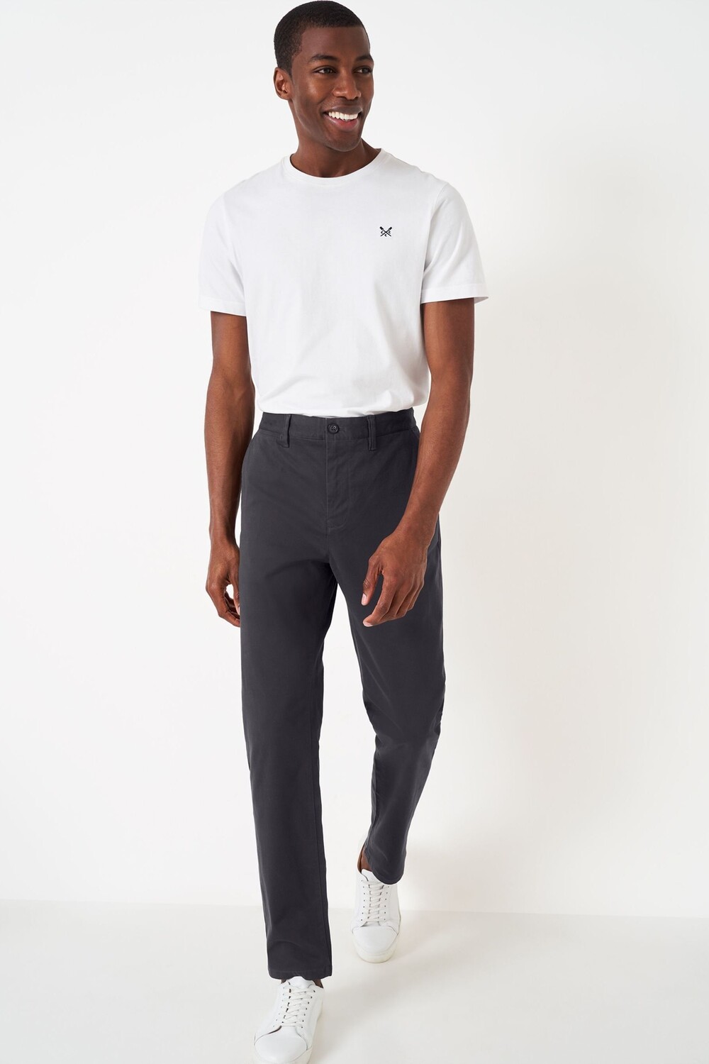 

Одежда для экипажа прямые брюки чинос Crew Clothing Company, серый