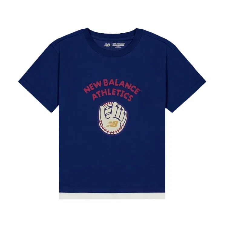 Детская футболка с круглым вырезом New Balance, NV