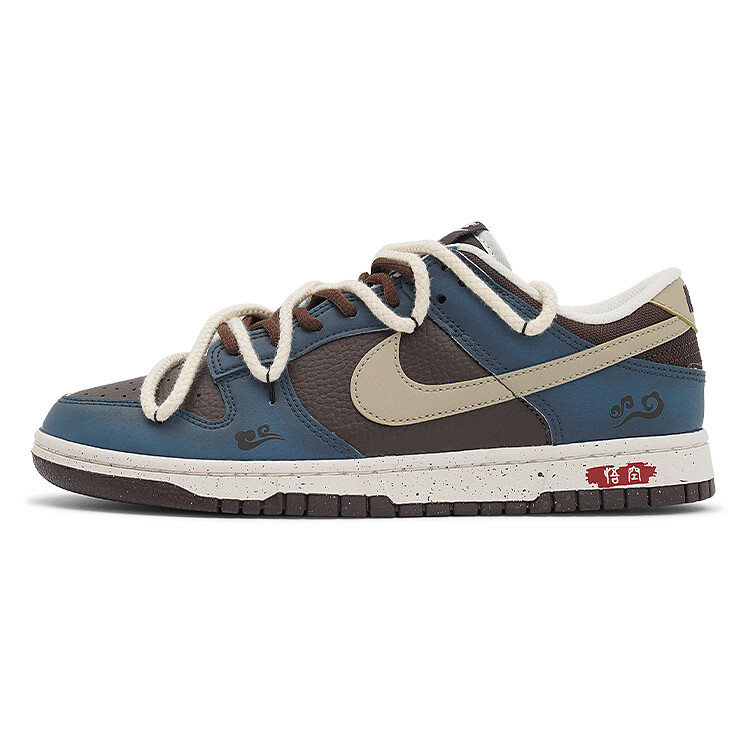

Кроссовки Nike Dunk Skateboard Unisex Low-Top, синий/коричневый