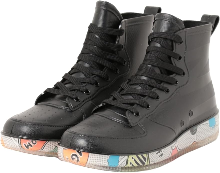 

Мужские гламурные резиновые сапоги Aimoha, черный