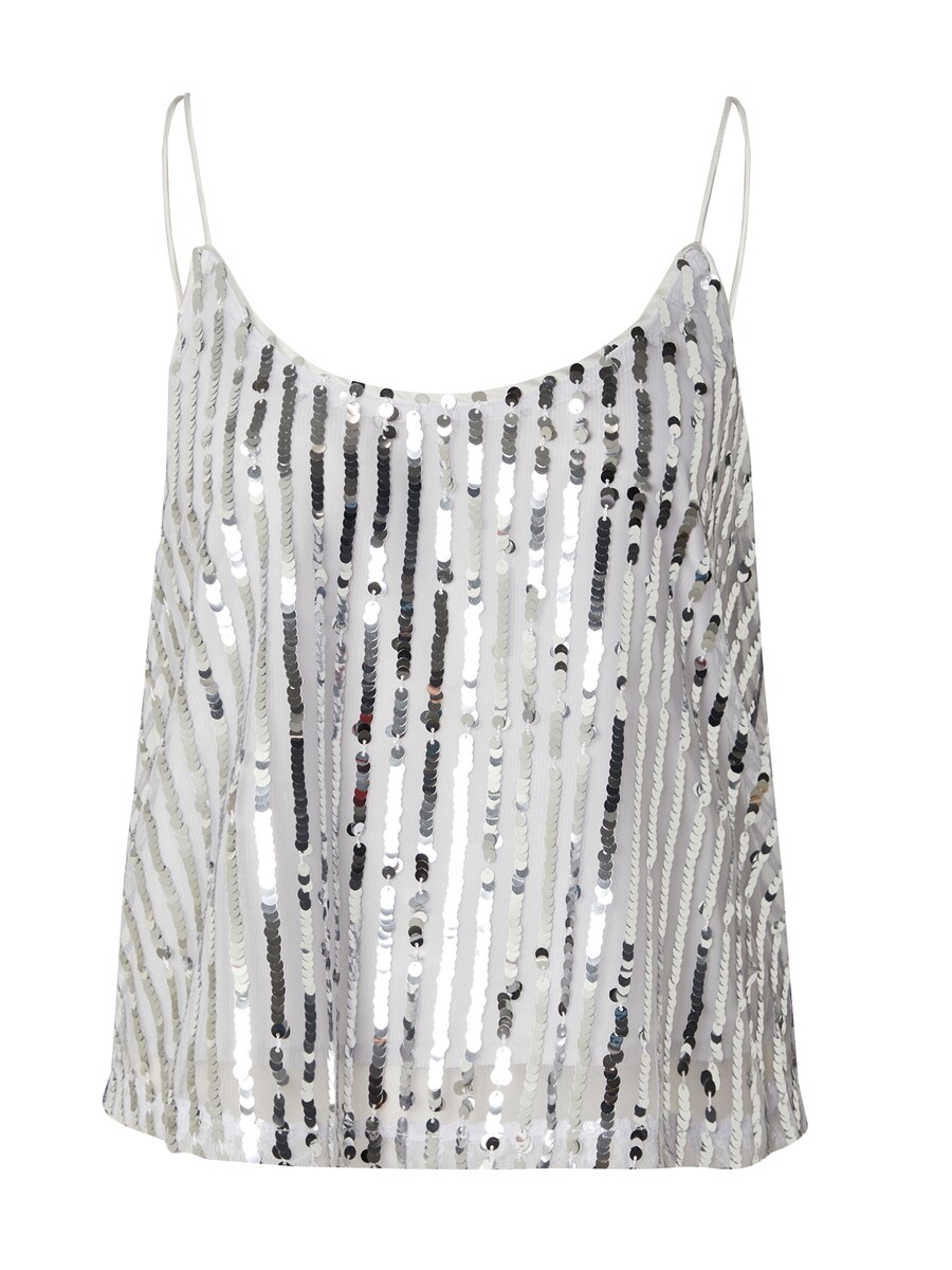 

Топ на тонких бретельках VILA Top VINaima, светло-серый