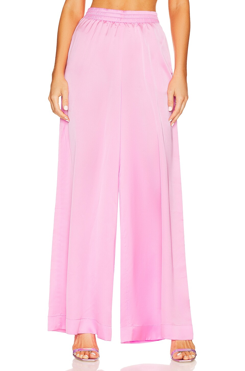 

Брюки Show Me Your Mumu Irwin, цвет Pink Luxe Satin