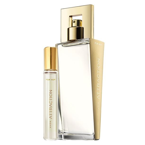 

Женский набор Avon Attraction [духи 50 мл + духи]