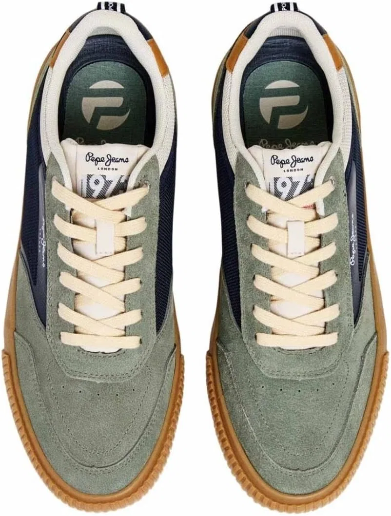Мужские кроссовки Pepe Jeans Nolan Street MSneak, Green Cast Green — фото 4