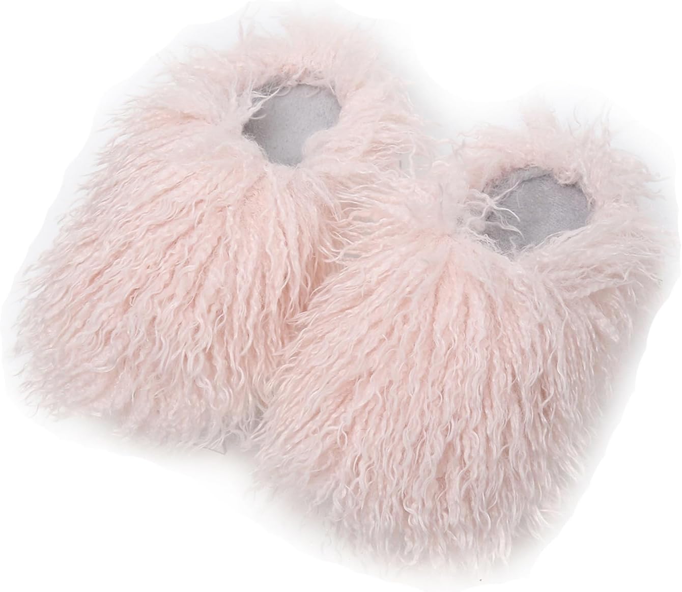

Домашние тапочки YESBOR для женщин и мужчин из искусственного меха, пушистые и теплые, зимние, с плоской подошвой, розовый