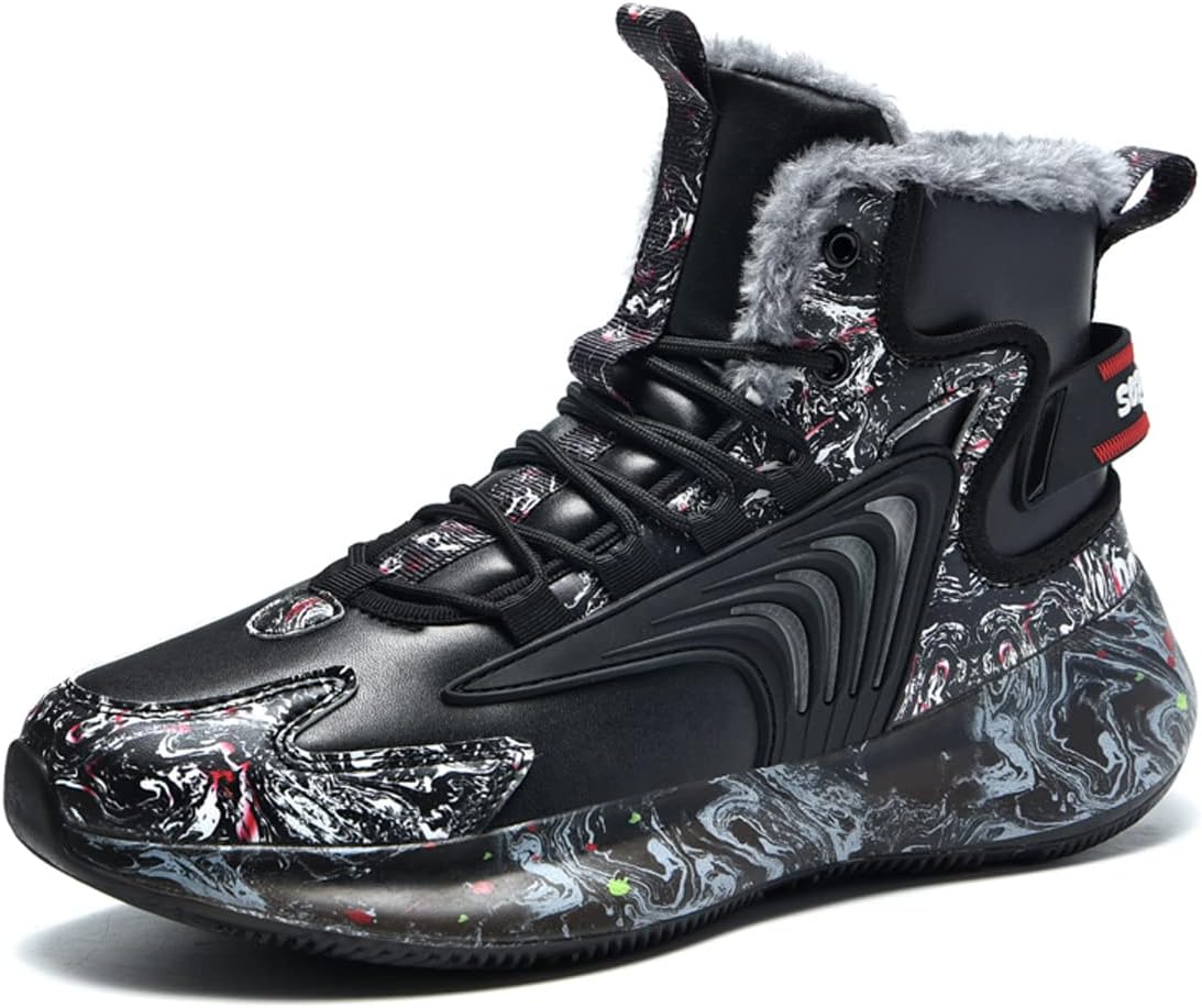 

Мужские теплые зимние ботинки GSIGUL с меховой подкладкой, водонепроницаемые, зимние, на щиколотку, повседневные кроссовки, для активного отдыха и походов, высокие кроссовки, черный