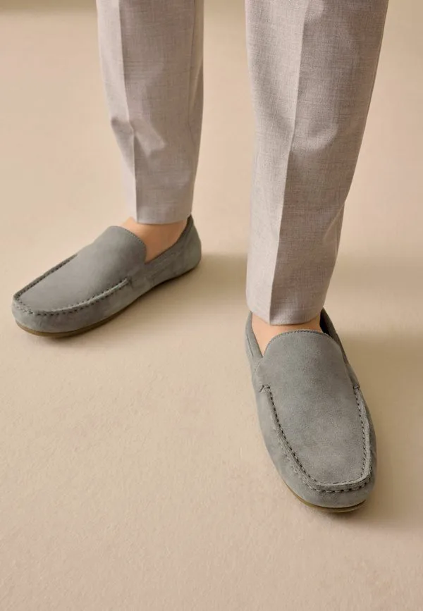 Лоферы, стандартные мокасины Next, Grey Suede