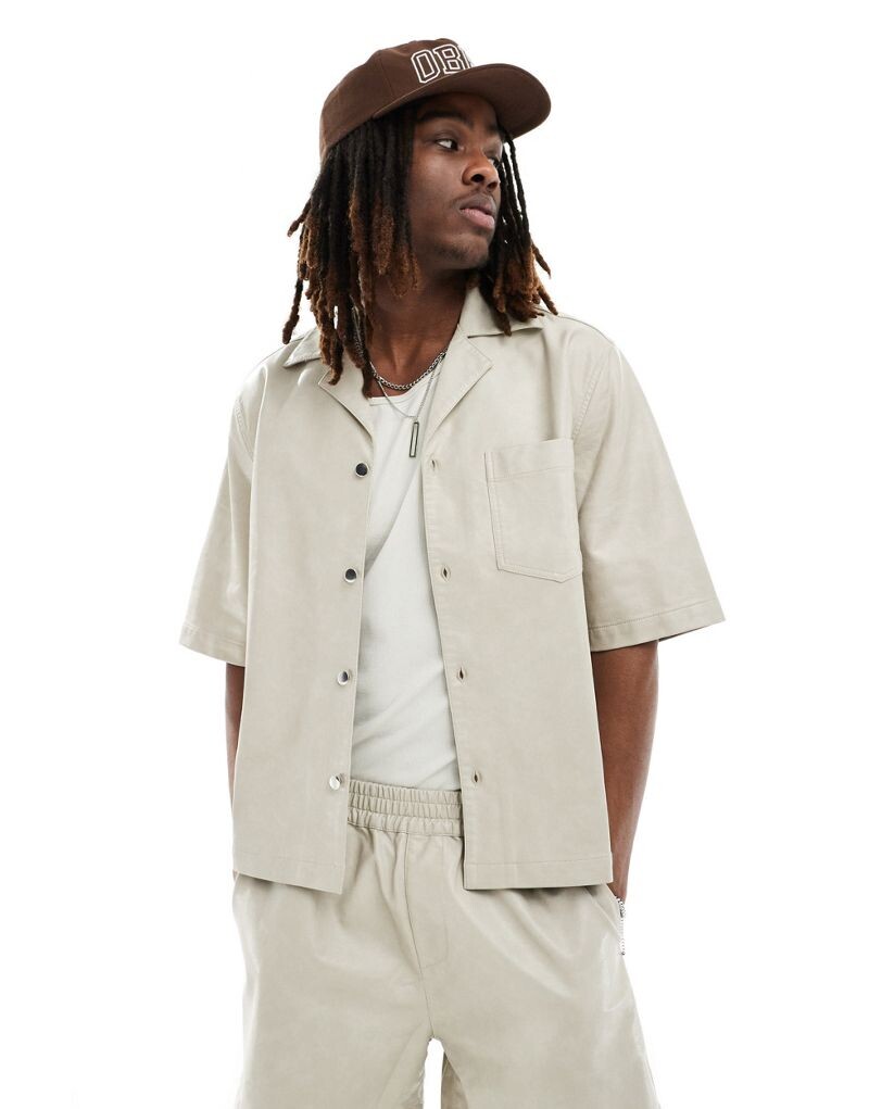 

ASOS DESIGN – рубашка свободного кроя с длинными рукавами, часть комплекта