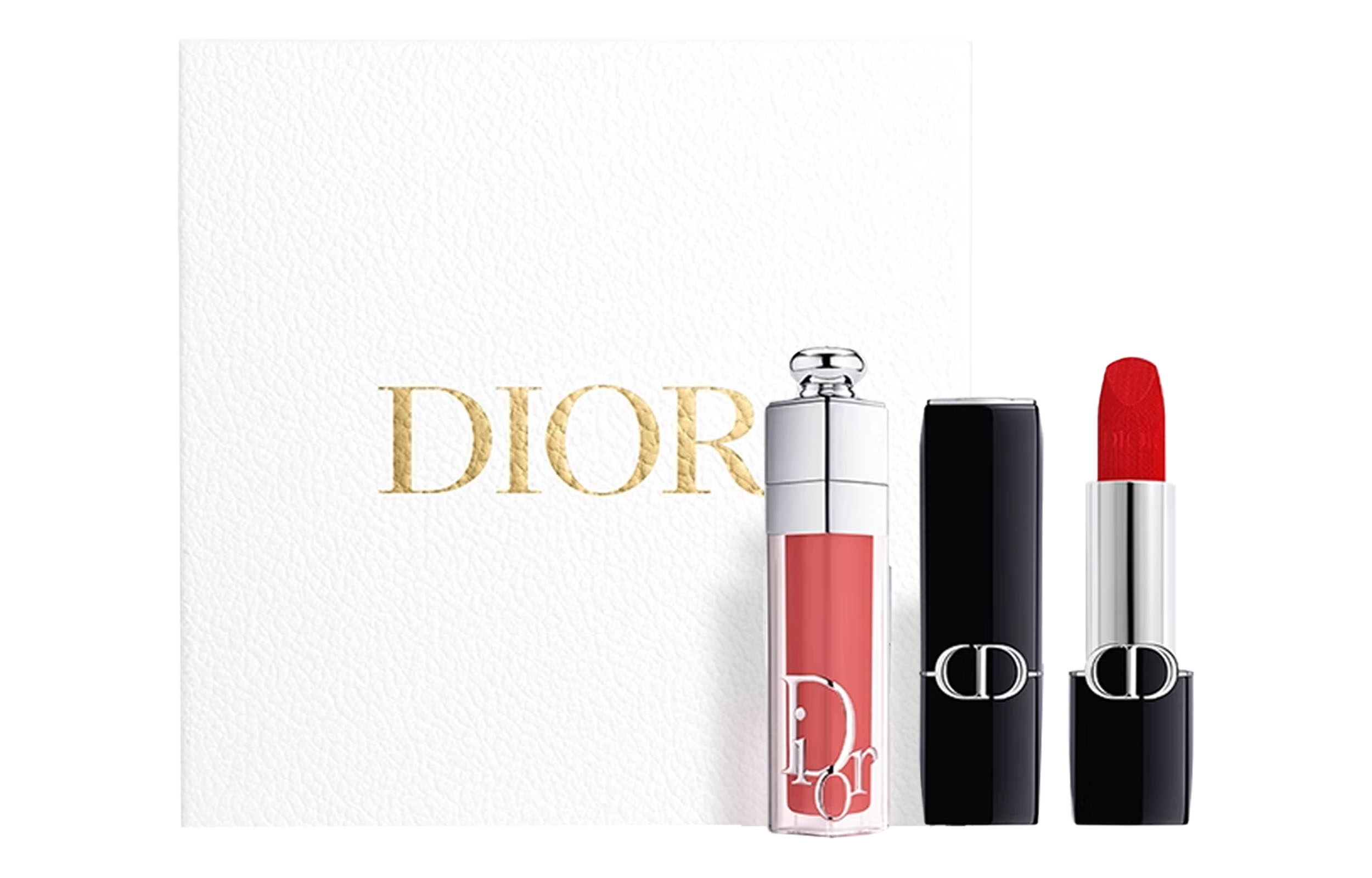 DIOR Блеск для губ Blue Gold с эффектом увеличения губ, наборы для макияжа, легко растушевывается, стойкий, 3.5г/3.4г+6мл — фото 3