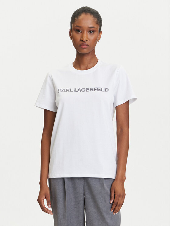 

Футболка regular fit A3W17102 Karl Lagerfeld, белый