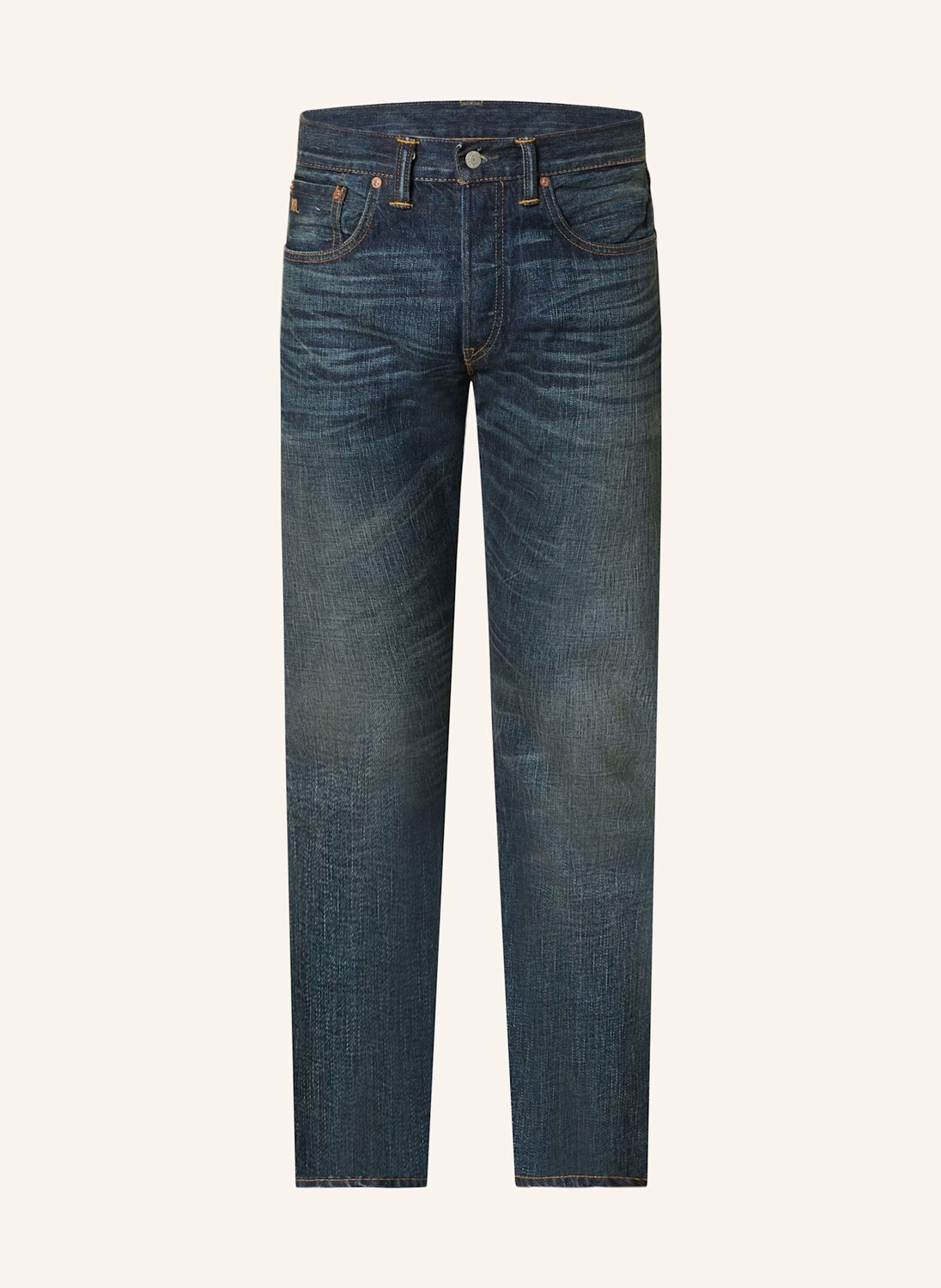 

Джинсы selvedge узкого кроя RRL, цвет 001 RIDGECREST WASH