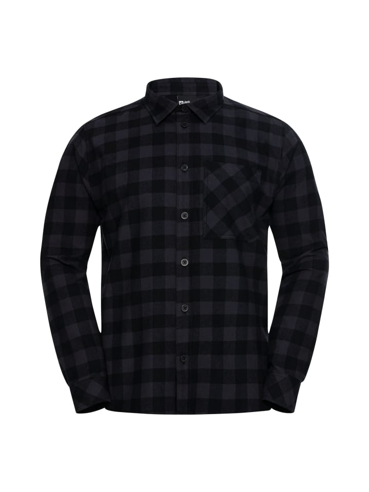 

Jack Wolfskin Легкая фланелевая рубашка, размер M, черная