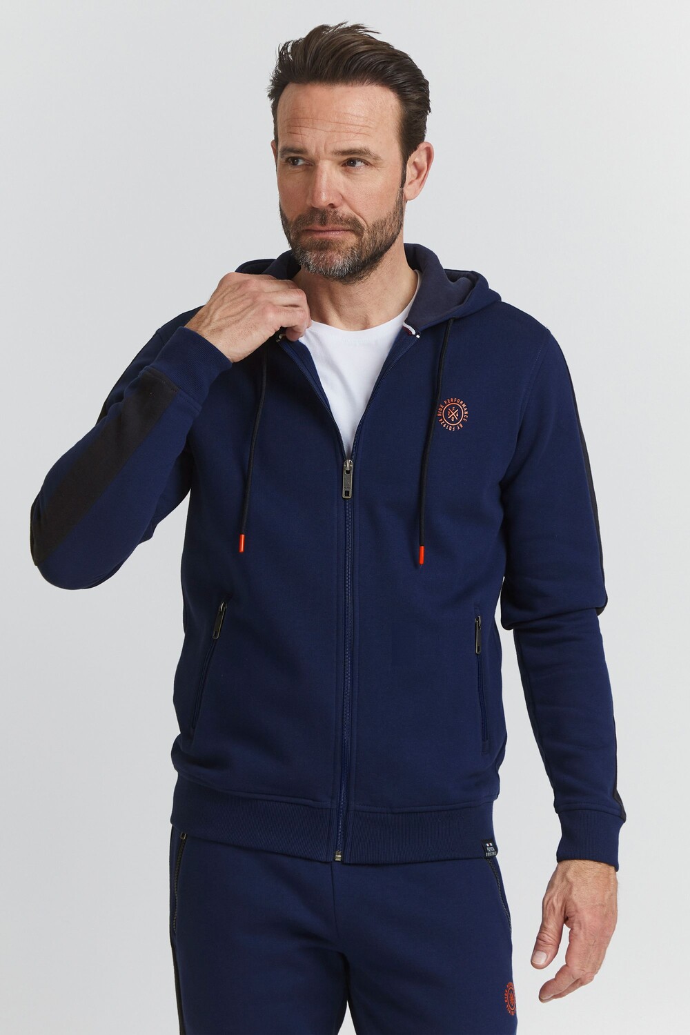 

Пуловер FQ1924 Kapuzensweatjacke, синий