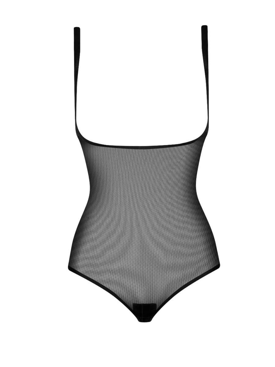 

Корректирующее боди Bye Bra Forming Tulle WYOB Bodysuit, черный