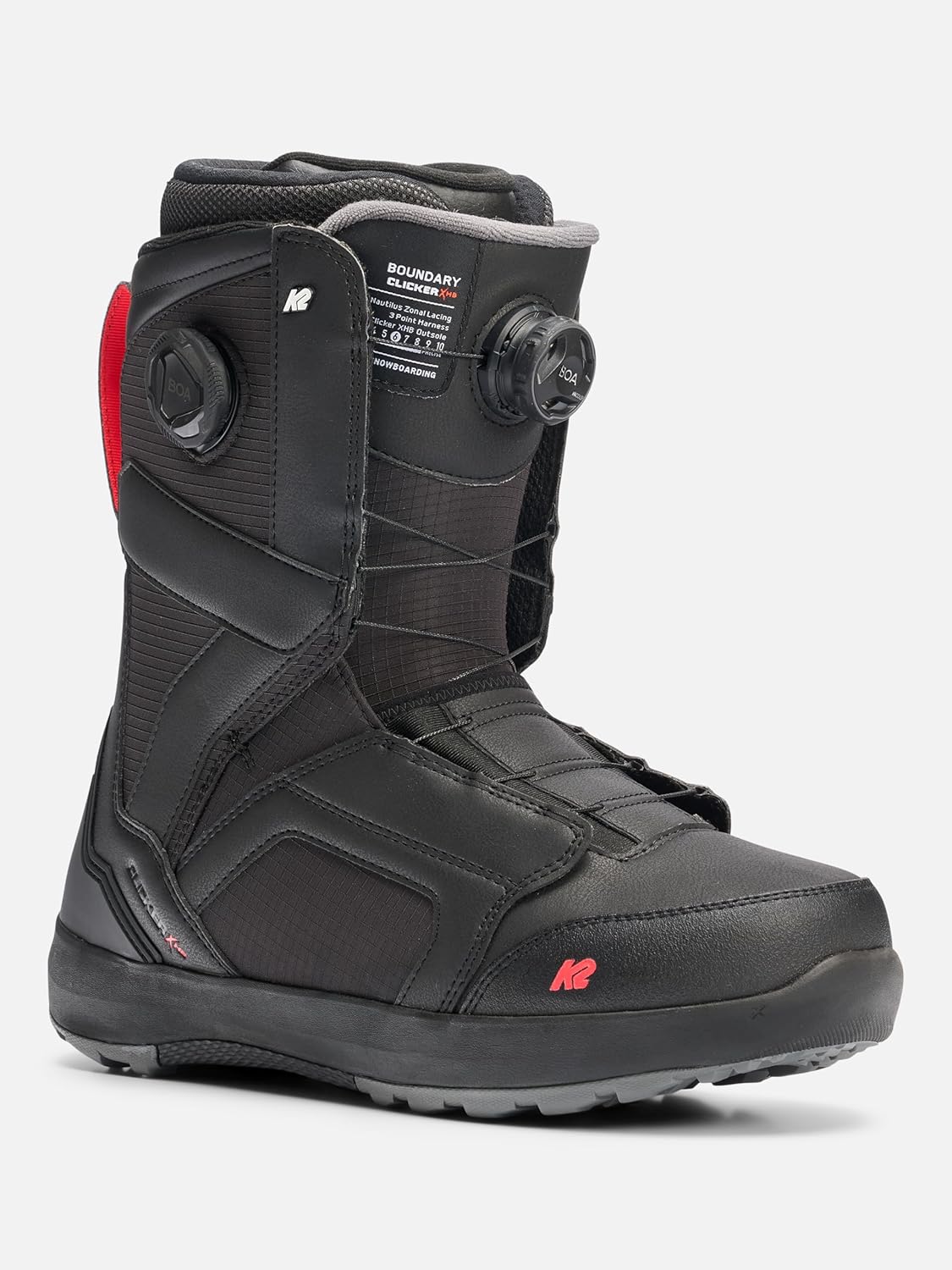 

Мужские ботинки для сноуборда K2 Boundary Clicker X HB, Black, Серый, Мужские ботинки для сноуборда K2 Boundary Clicker X HB, Black