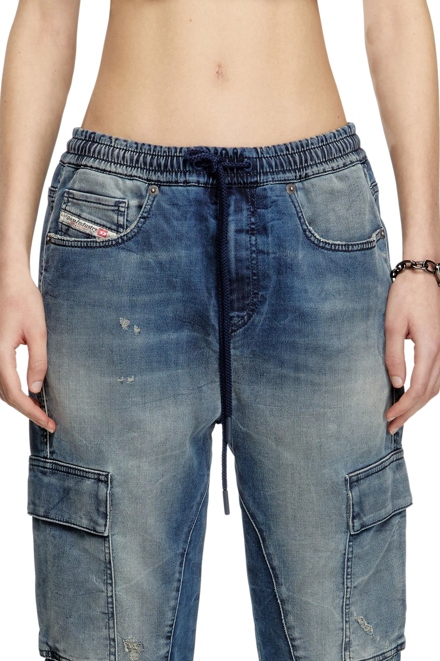 Женские джинсовые брюки Jog Jeans 2051 D-URSY JOGG Diesel, Indigo Blue — фото 3