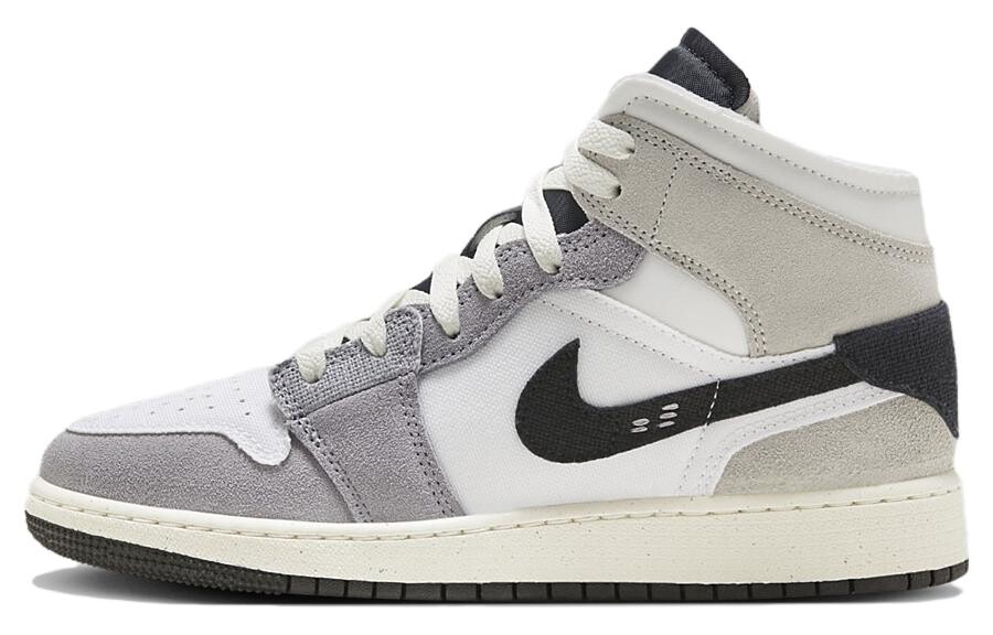 Кроссовки Jordan Air Jordan 1 Vintage Basketball Women, серый/черный/белый