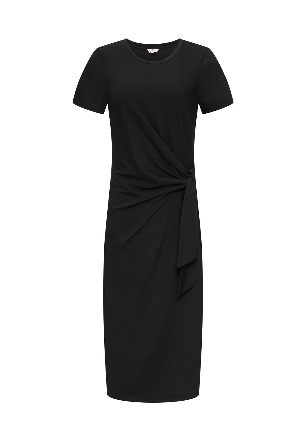 

Платье из джерси MIDI AUS STRETCH MIT KNOTENDETAIL s.Oliver, черный