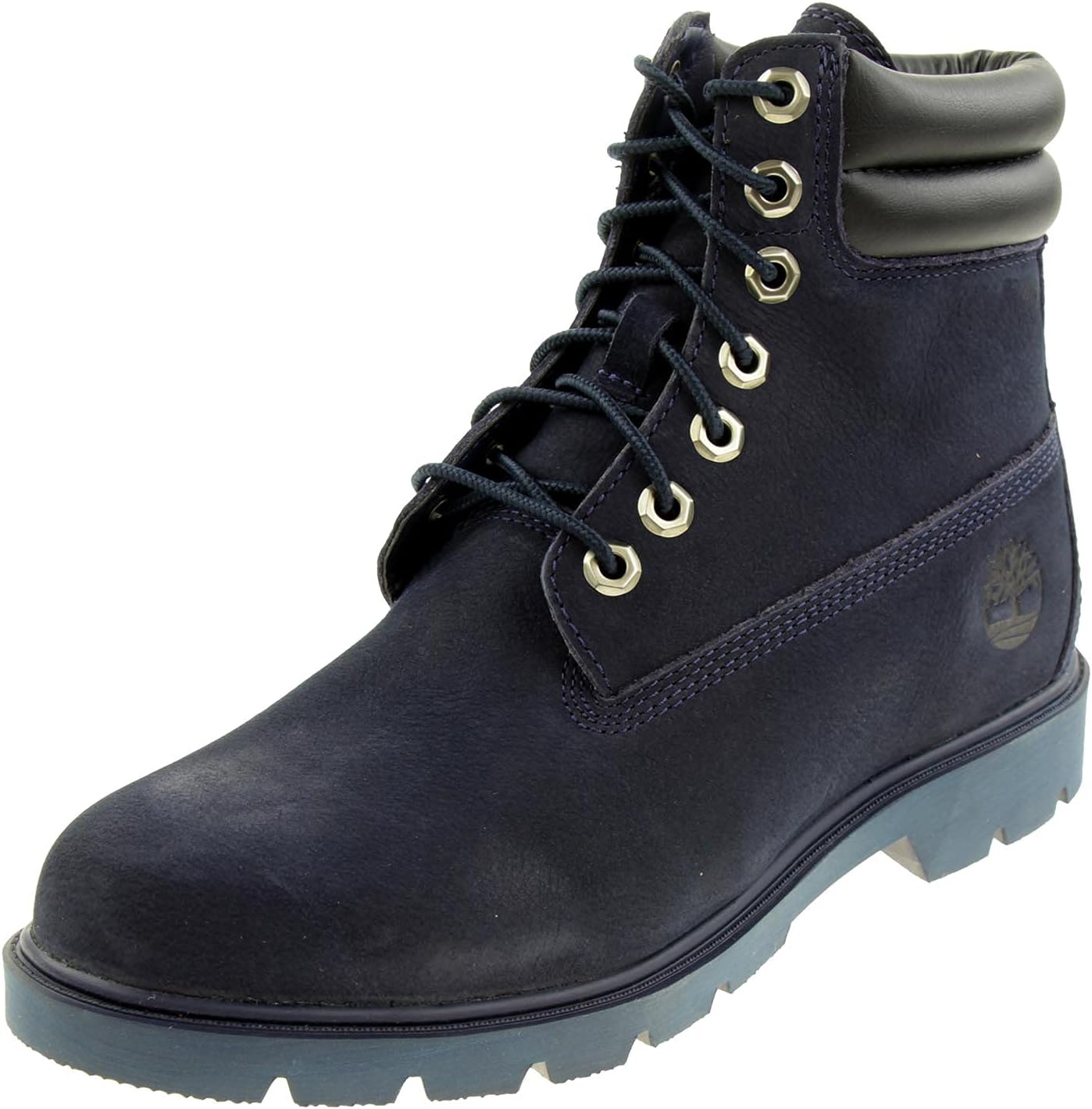 

Timberland мужские ботинки 6 in Double Collar на щиколотку, Black Nubuck 1