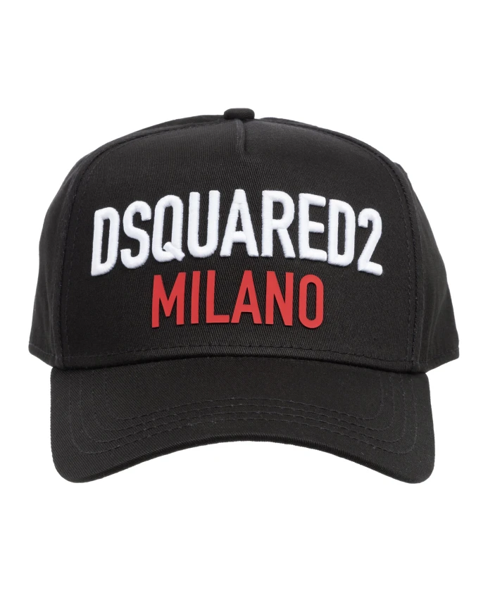 

Регулируемая разноцветная кепка Milano Dsquared2, черный