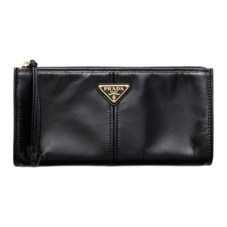 

PRADA Кожаный клатч Women's Black