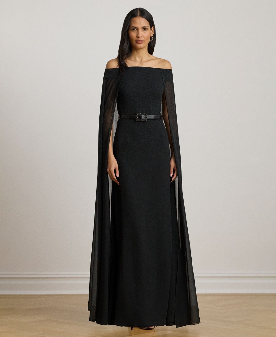 

Женское платье с открытыми плечами Lauren Ralph Lauren, Black