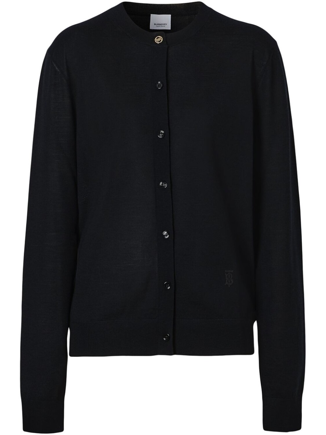 

Burberry кардиган с монограммой, черный