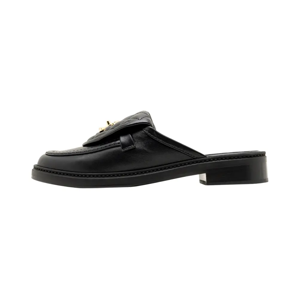 CHANEL 25C закрытые тапочки women's black