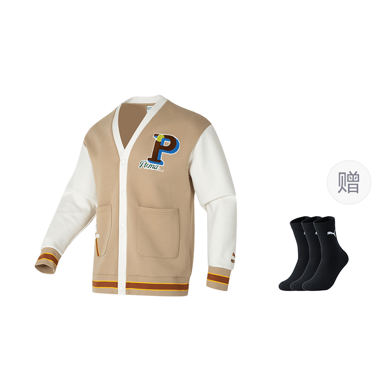 

Куртка унисекс V-образный вырез Умеренная степень детализации Другие Puma, хаки (includes 3 pairs of puma socks)