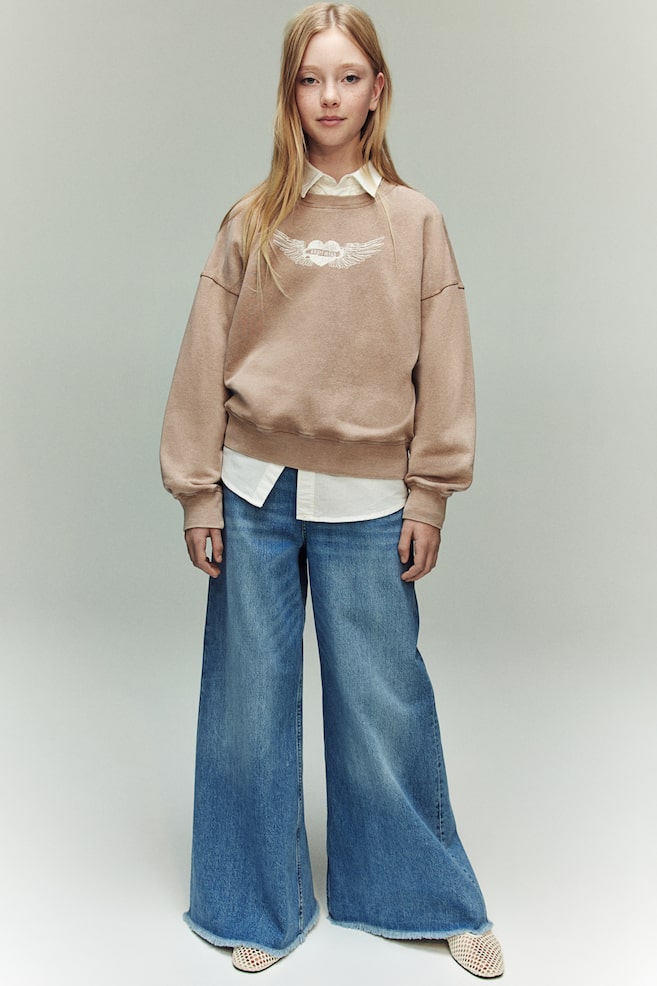 

Толстовка с мотивом H&M, мультиколор