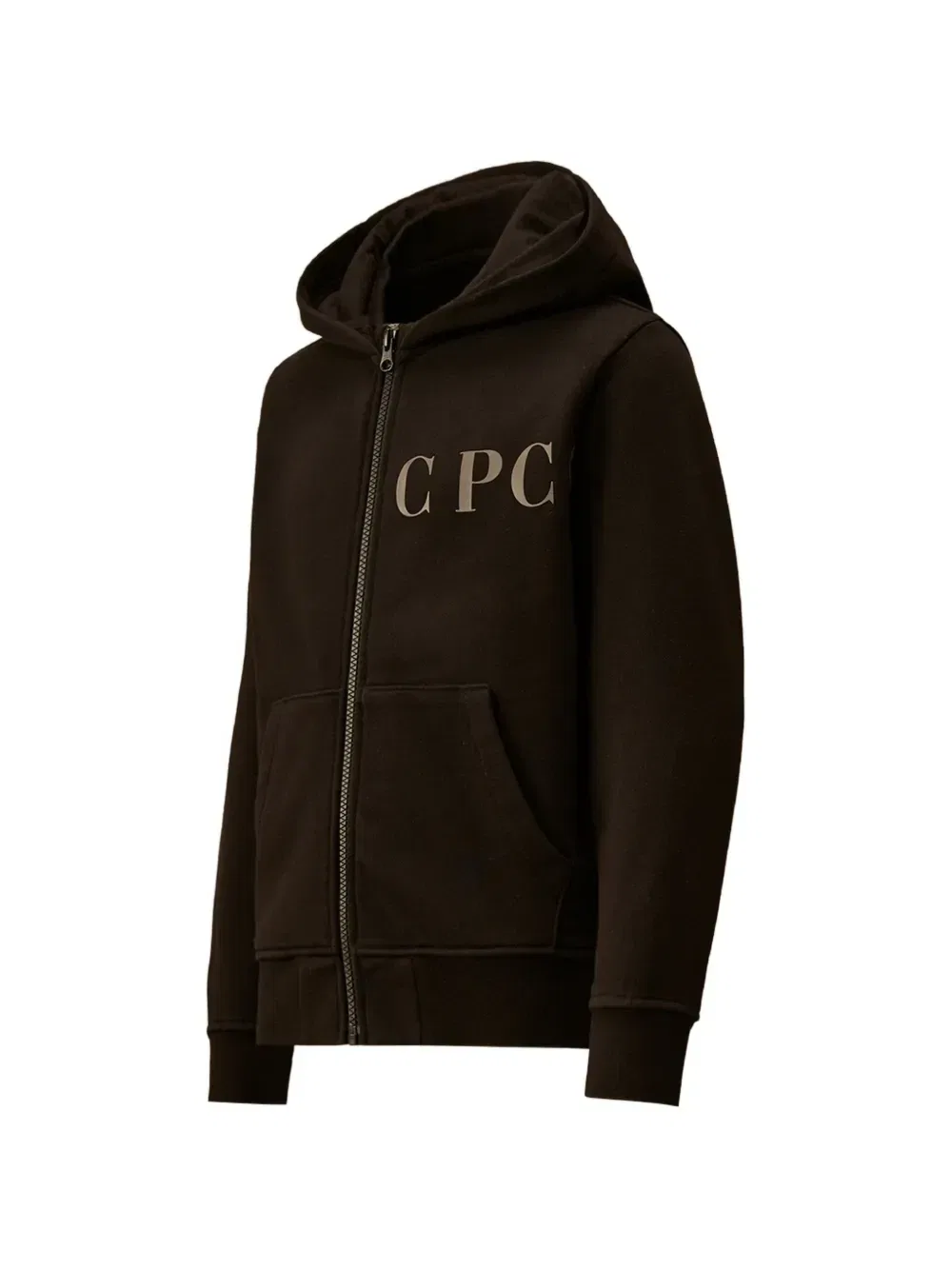 Толстовка на молнии с логотипом C.P. Company Kids, черный — фото 3