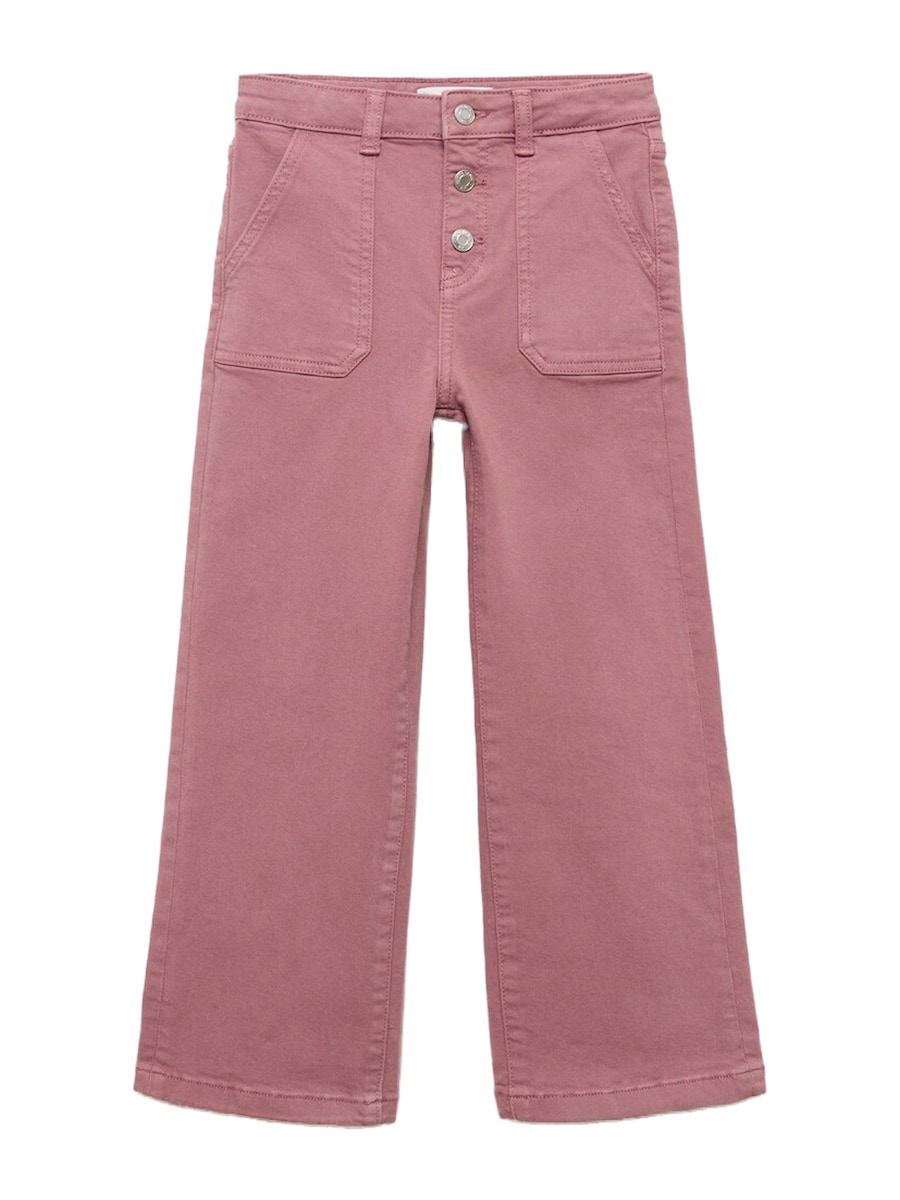 

Джинсы свободного кроя MANGO KIDS UTILITY1, темно-розовый