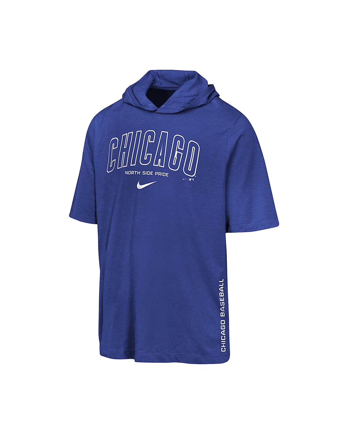 Детская Nike Dri-FIT MLB Hooded T-Shirt Chicago Cubs, Rush Blue