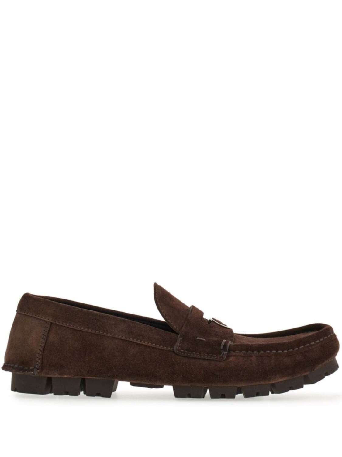 

Ferragamo лоферы с декором Gancini, коричневый