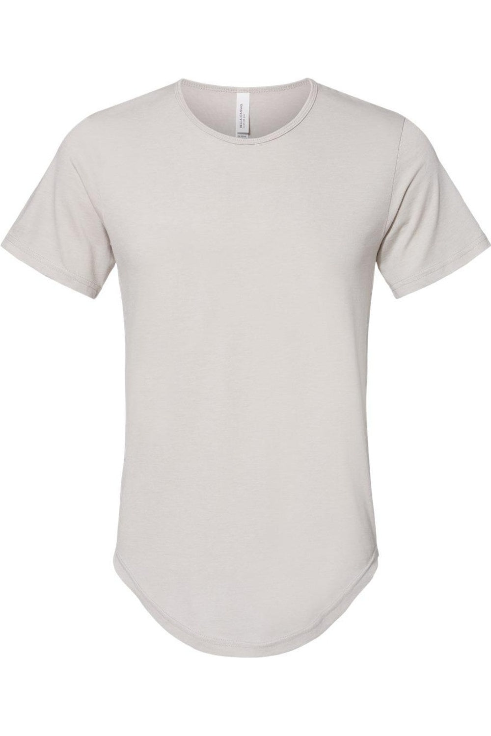 

Футболка BELLA + CANVAS Jersey с закругленным краем, цвет heather cool grey