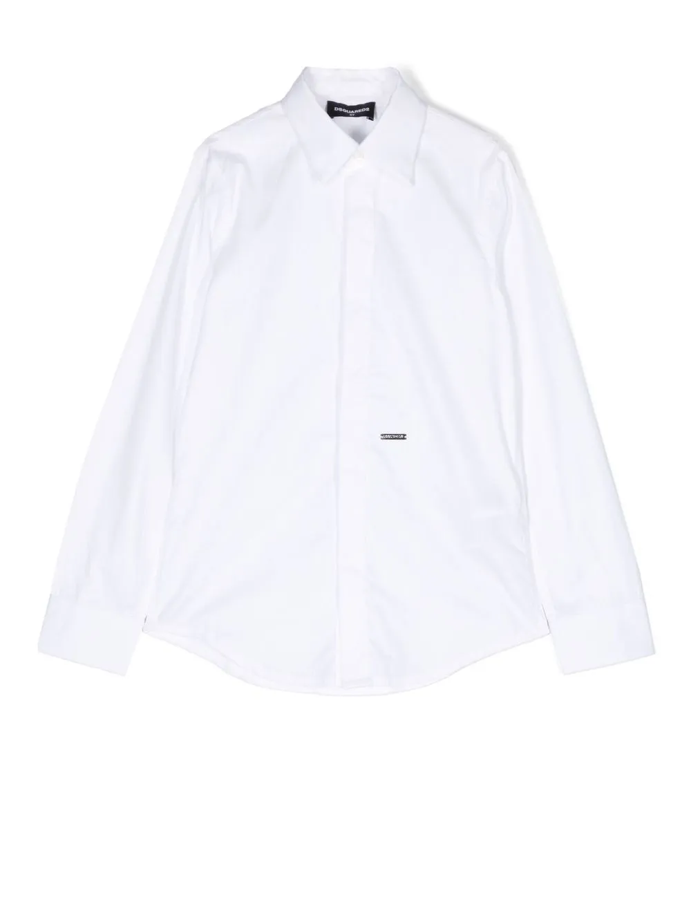 

Рубашка с длинными рукавами и логотипом Dsquared2 Kids, белый