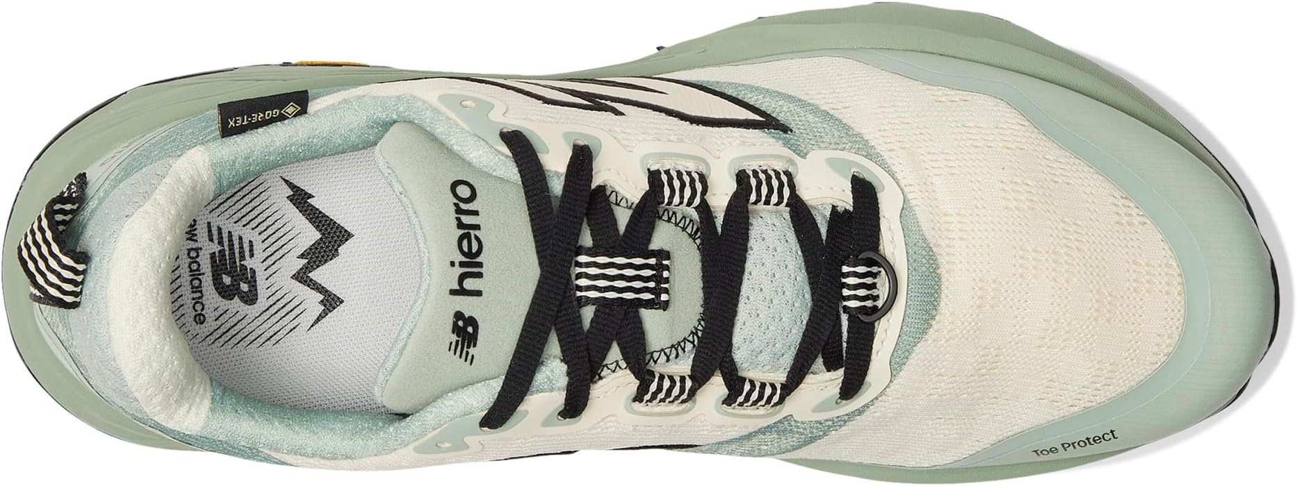 Кроссовки New Balance Fresh Foam X Hierro v9 GORE-TEX, цвет Mosaic Green/Permafrost/Black — фото 2
