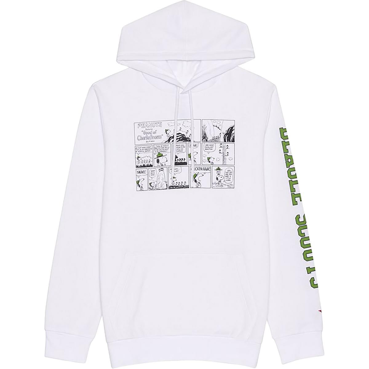 

Женская толстовка с капюшоном из хлопковой смеси и флиса Peanuts, белый
