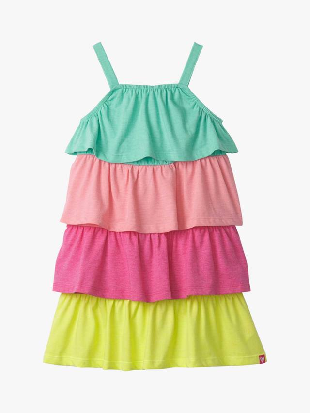

Детское платье с яркими радужными ярусами Hatley, Cockatoo