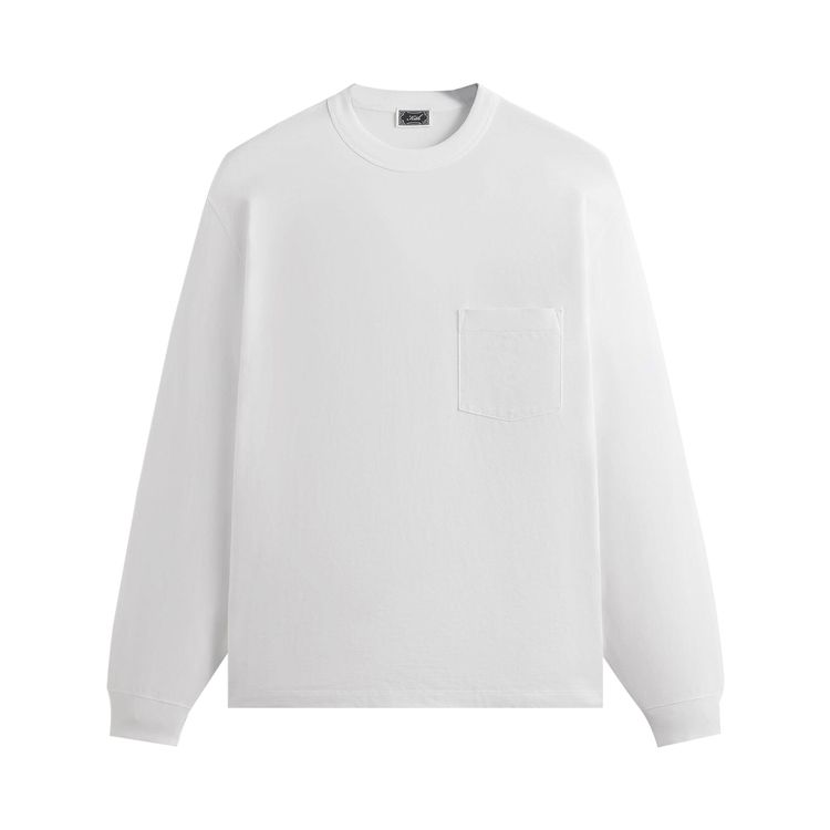 

Футболка с длинными рукавами Kith Leonard Pocket Tee, белый