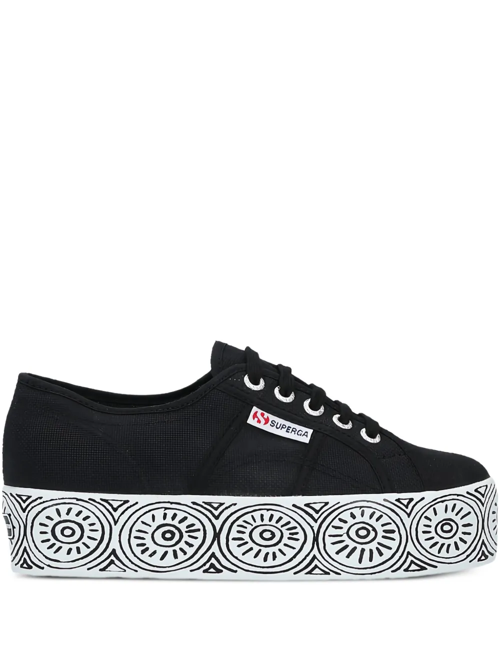 

Кеды на платформе Superga, черный