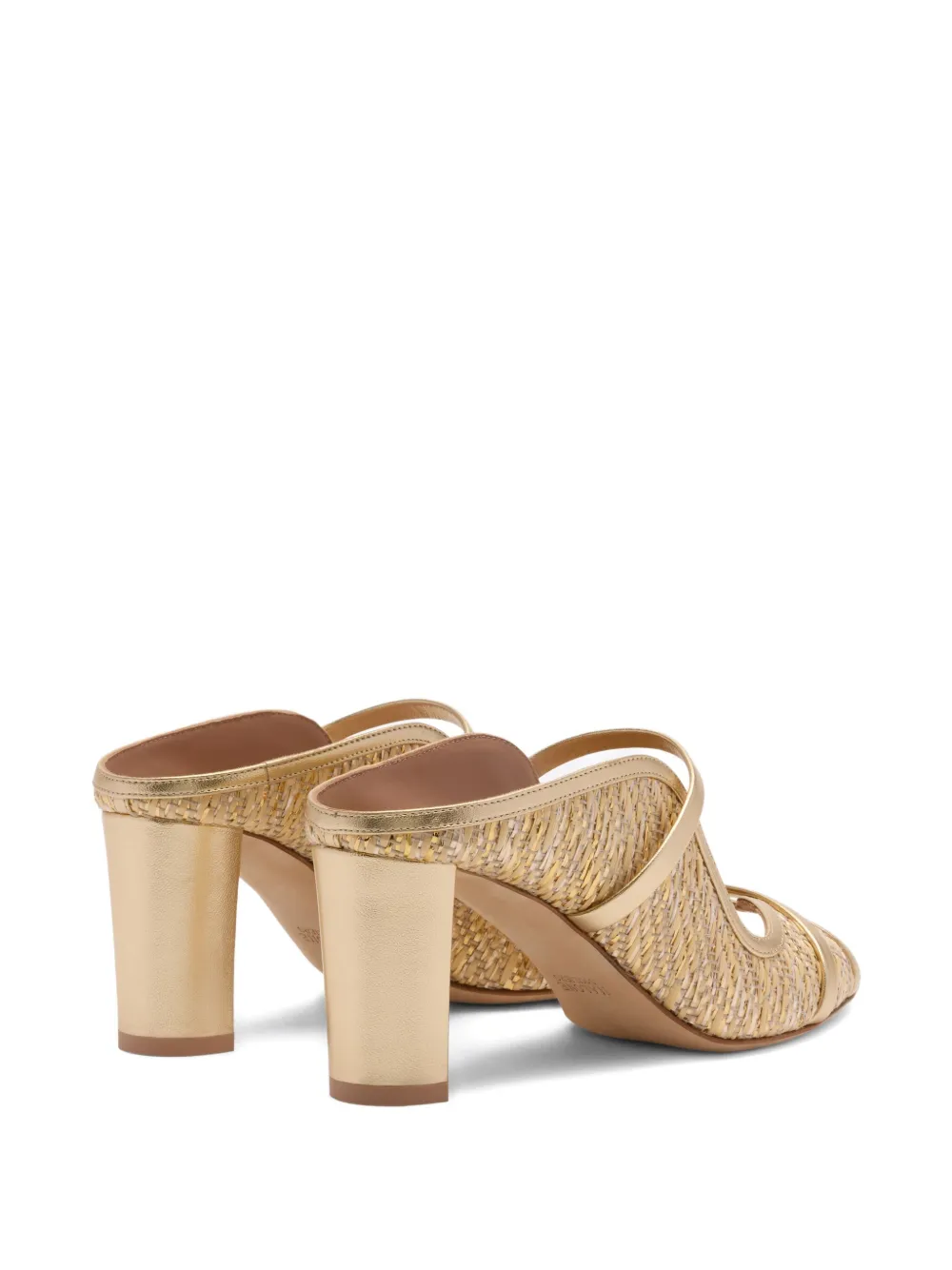 Мюли Norah 70 Malone Souliers, золотой — фото 3