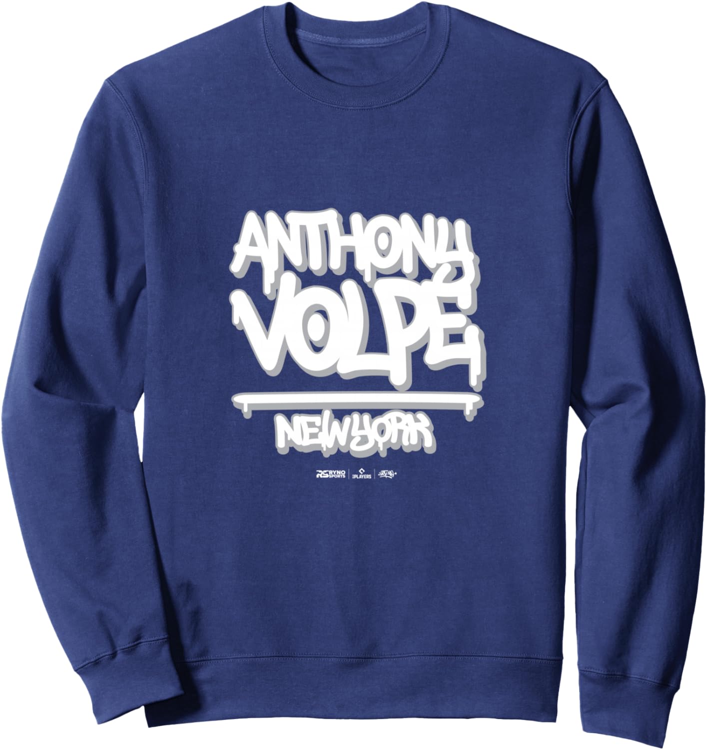 

Толстовка Sket One MLBPA с именем и номером Энтони Вольпе (спереди и сзади) Ryno Sports, темно-синий