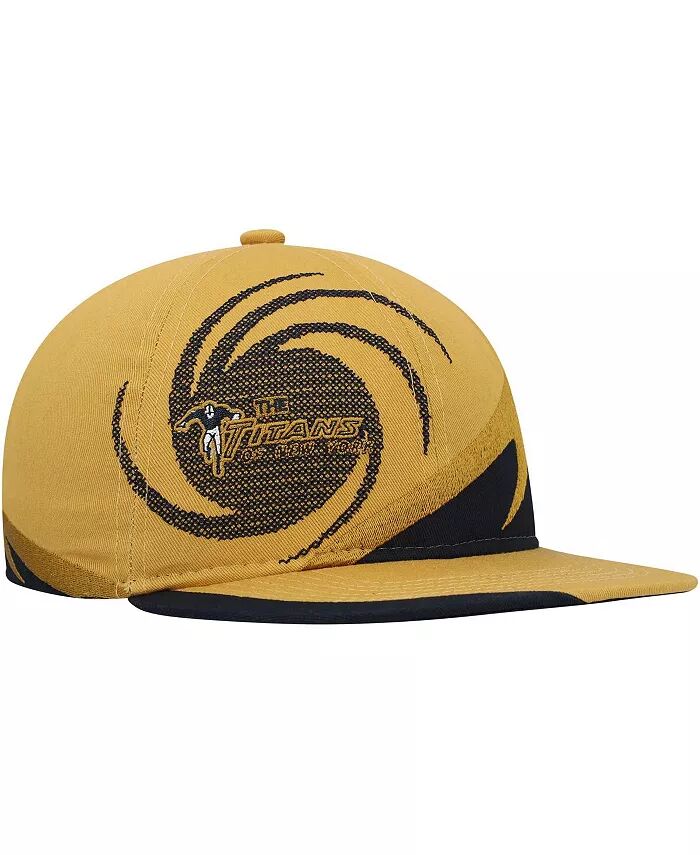 

Кепка-кнопка Big Boys and Girls Gold, Navy New York Titans Gridiron Classic Spiral Snapback Mitchell & Ness